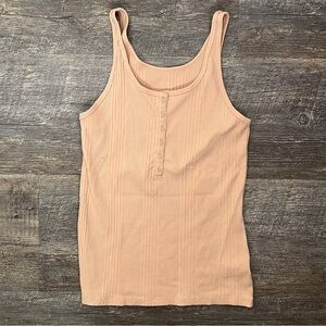 a new day Blush Ribbed Tank Top shirt size small S B176